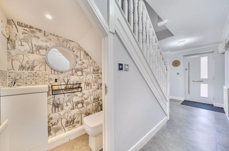 Ground floor cloakroom