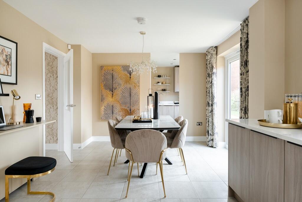 An open plan kitchen dining room for all the family