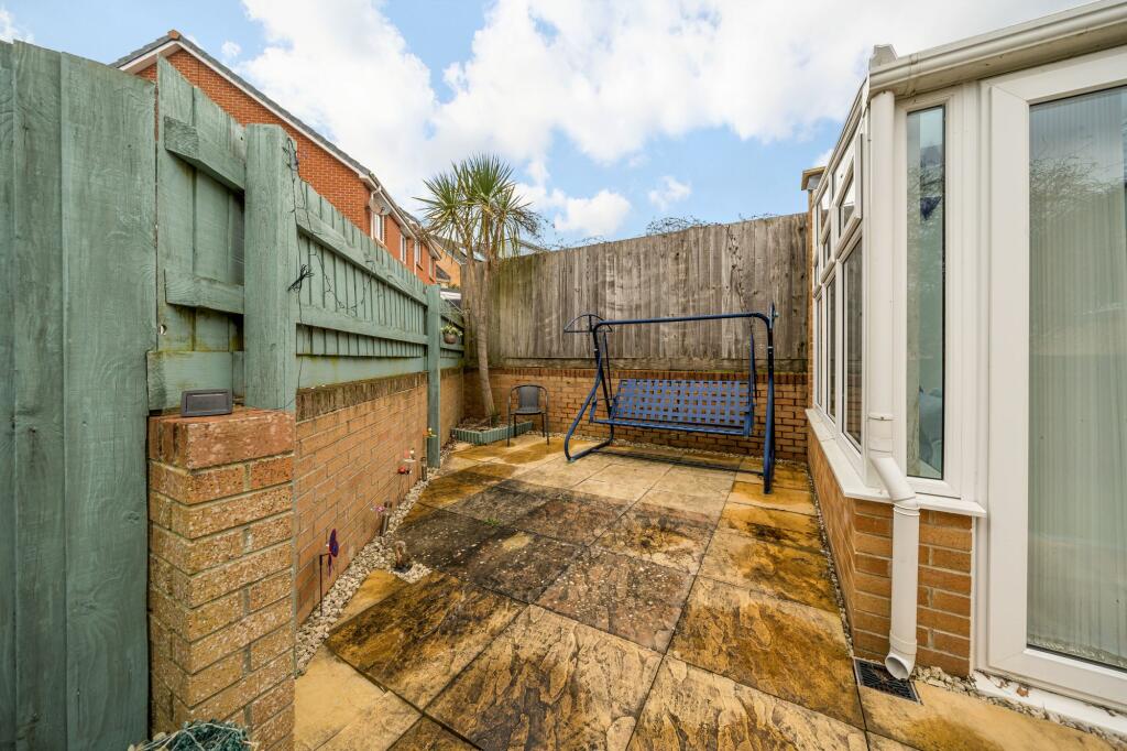 Rear patio
