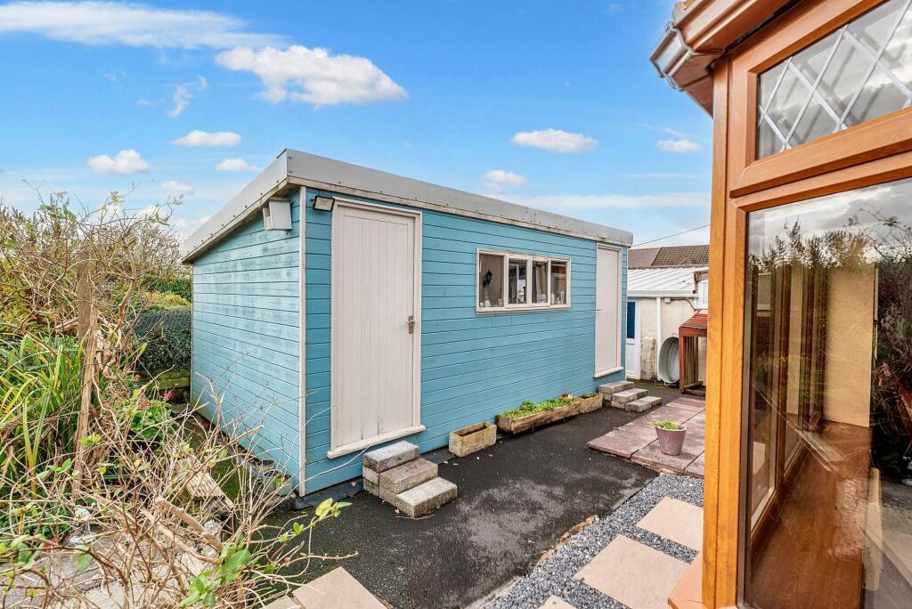 Large Shedwith power and lighting