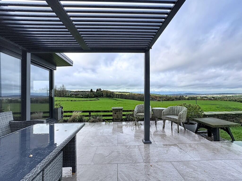 Covered patio and...