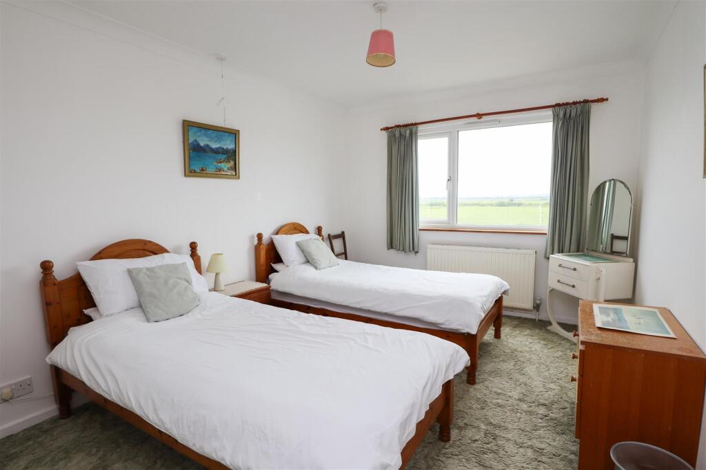 2nd bedroom with farmland views