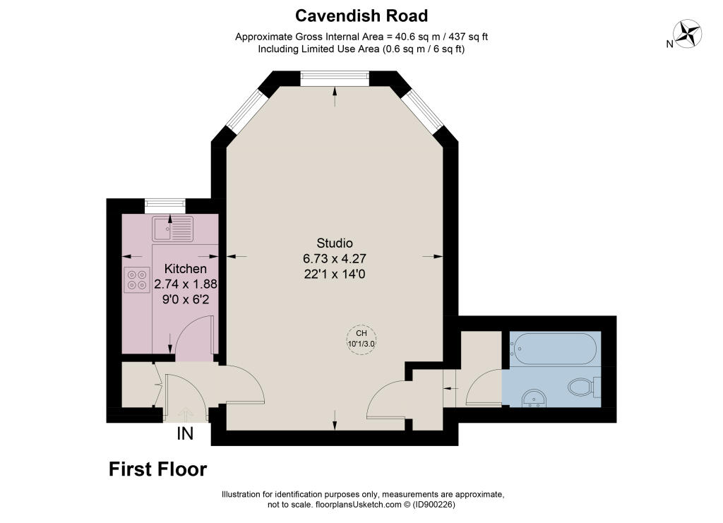 Flat 6, 346 Cavendis