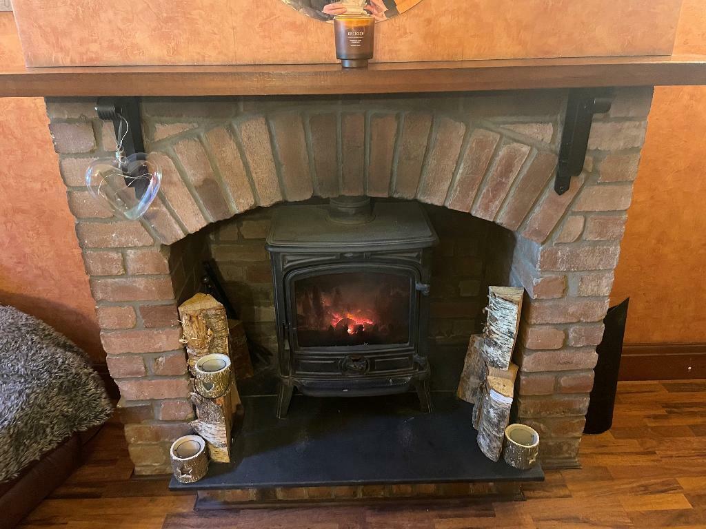 Multi fuel log burner