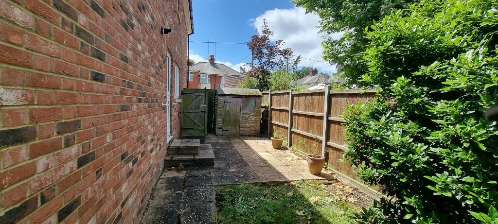 patio and shed