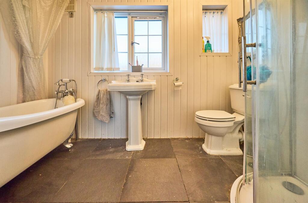 Bathroom to front