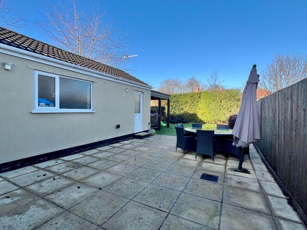 Rear garden