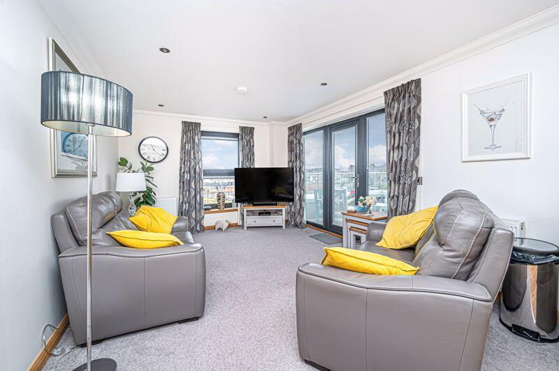 Lounge with open plan Kitchen