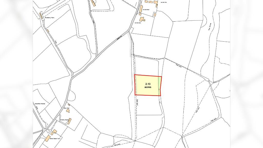 Cudham site plan.