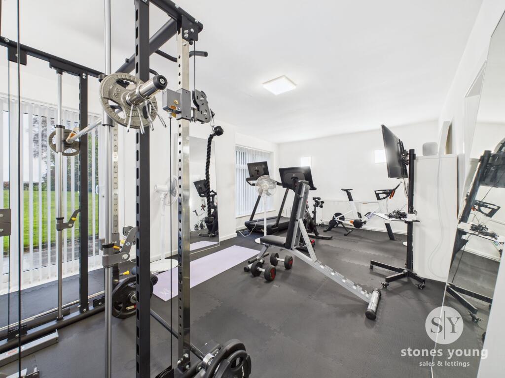 Lounge (currently the gym)