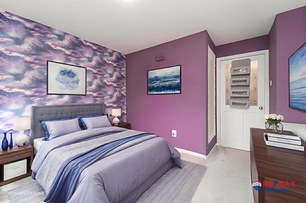 Virtually Staged Bedroom