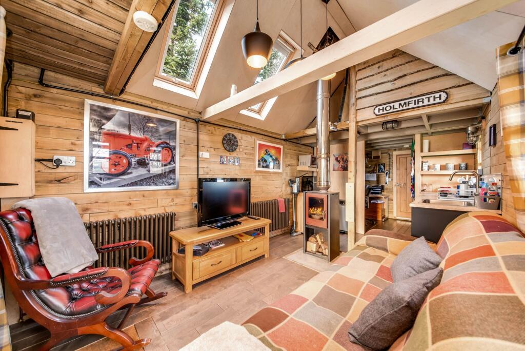 Log Cabin Living Kitchen