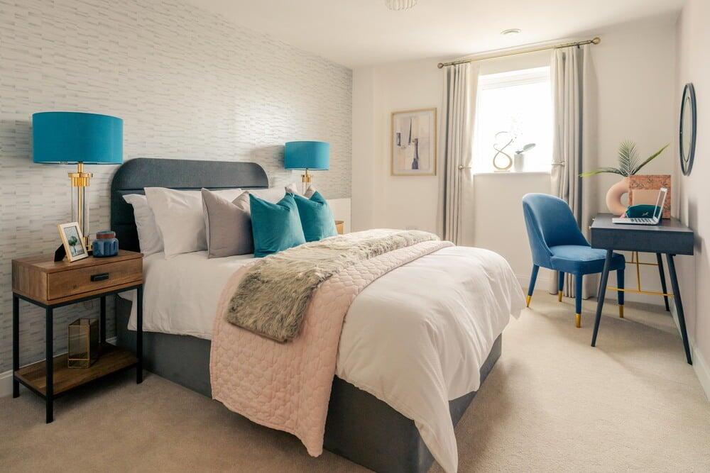 Show home bedroom