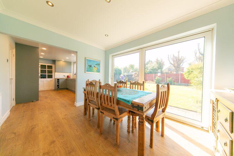 Dining room and kitchen