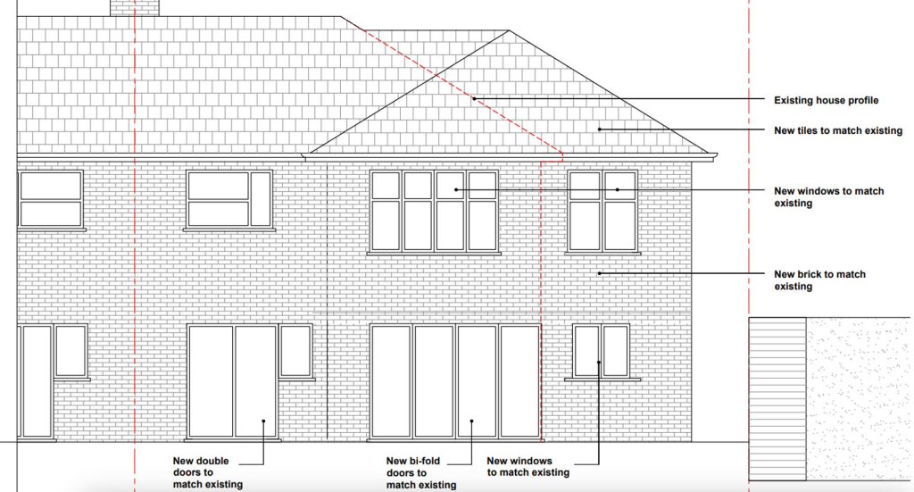 Proposed Rear Elevation