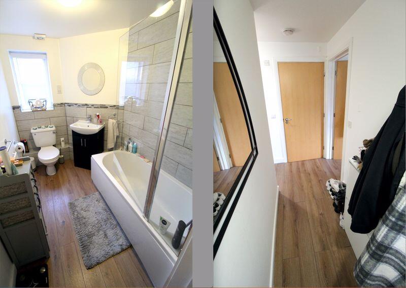 Bathroom and Hallway