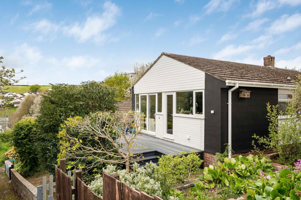 Front of property and decked area