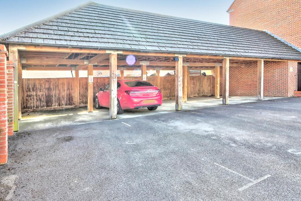 Car port and parking space