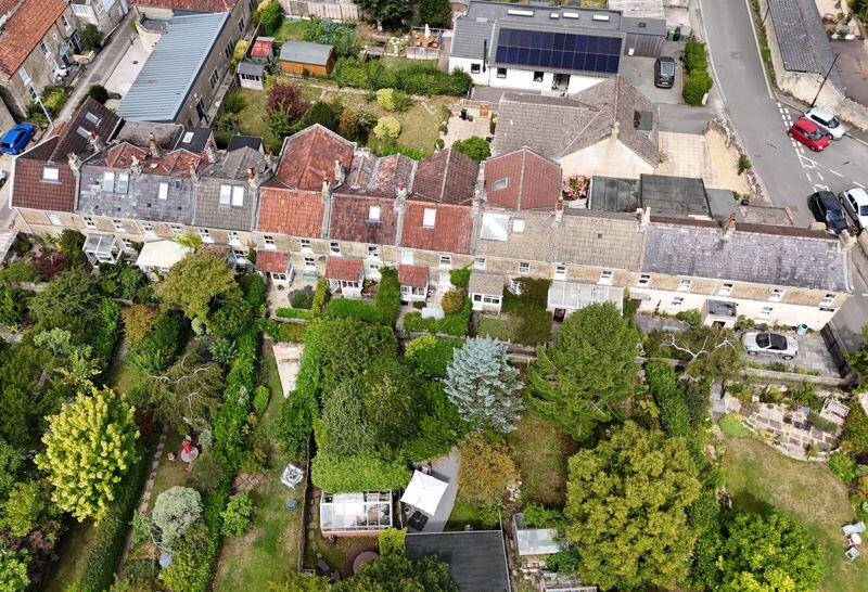 Aerial view of the terrace