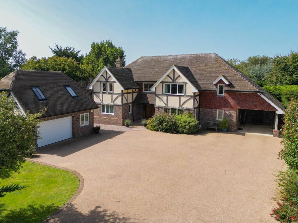 Drone image of front