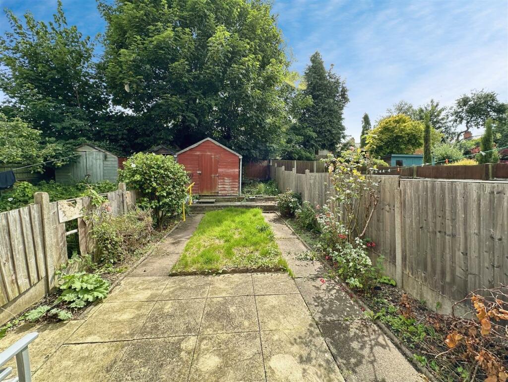 Rear garden
