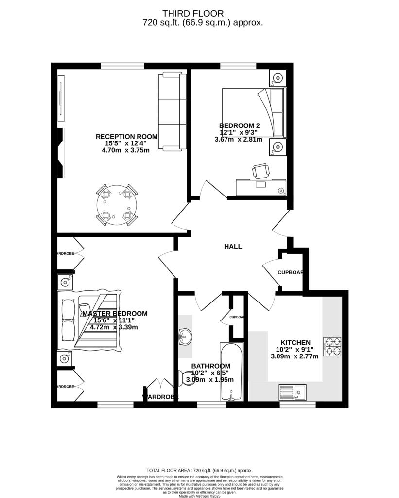 140 Norbiton Hall - Floor plan 2D