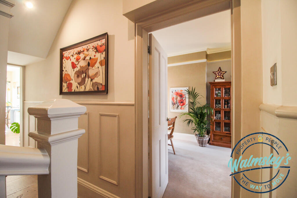 Towards the living areas