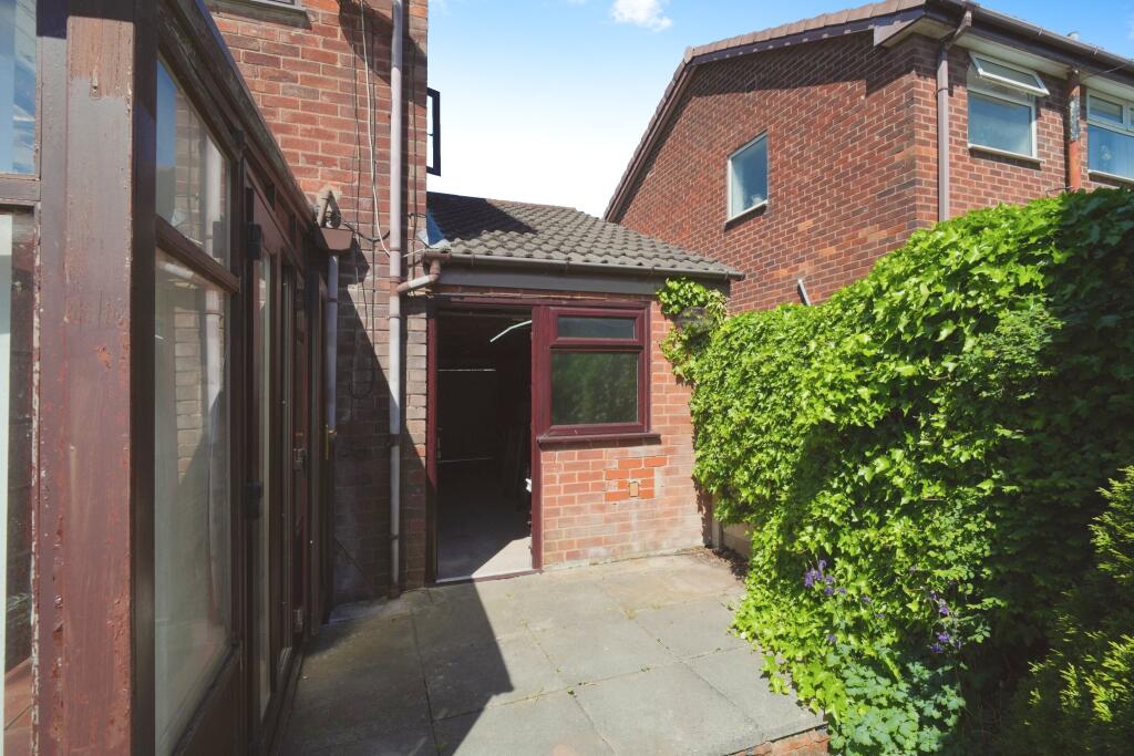 garage rear entrance