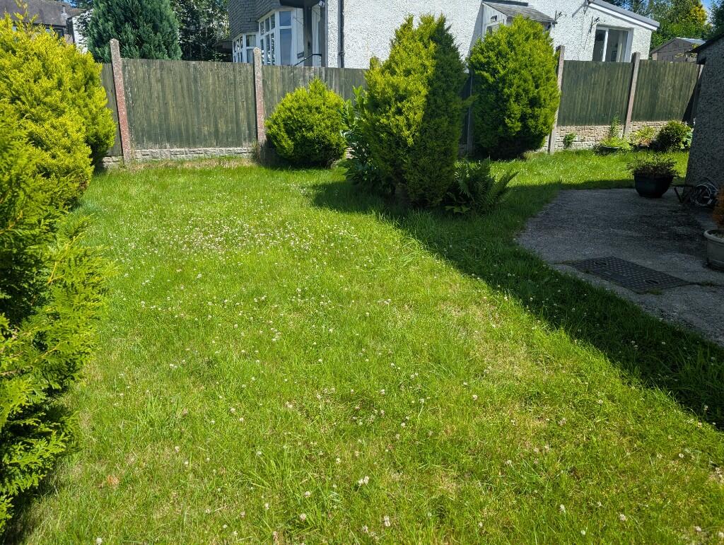 Side and rear garden