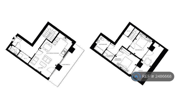 Total Area: 912.7 Sq Ft/84.8 Sq m