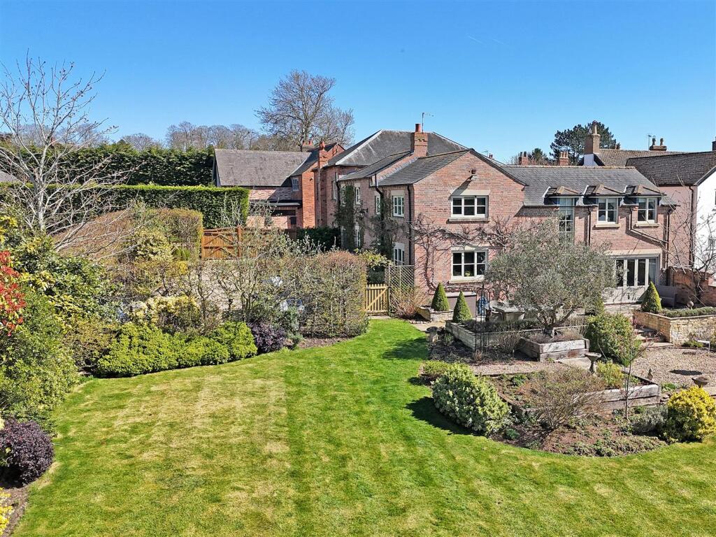 Rear elevation and garden
