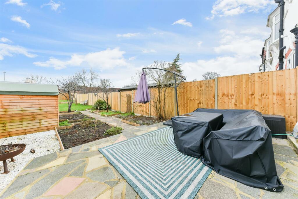 West Facing Rear Garden