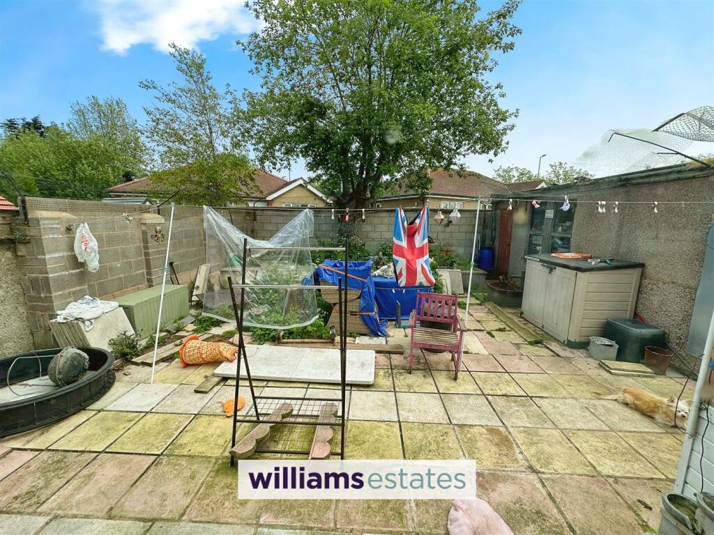 enclosed rear garden