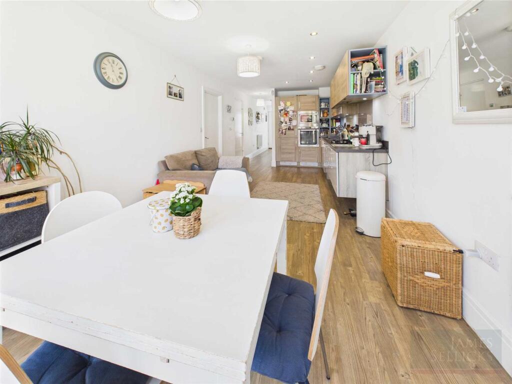 Open plan living dining kitchen