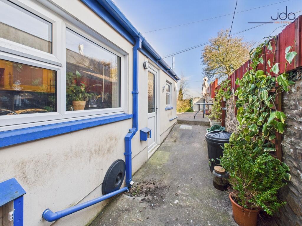 Rear of the property