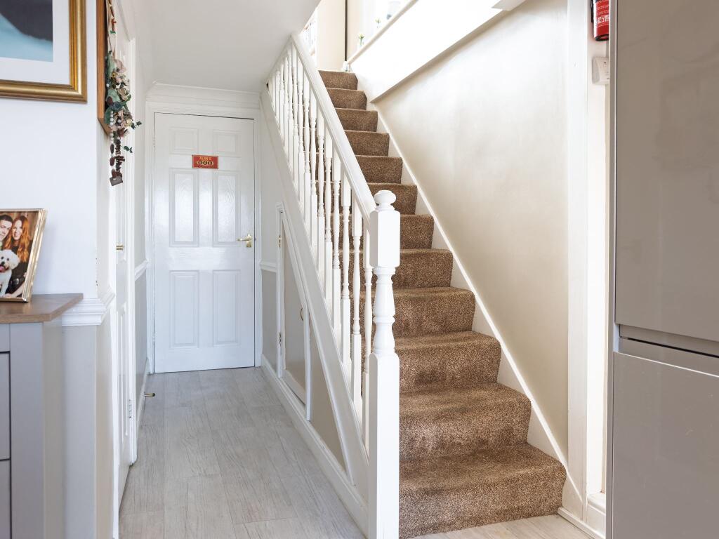 Stairs to the first floor