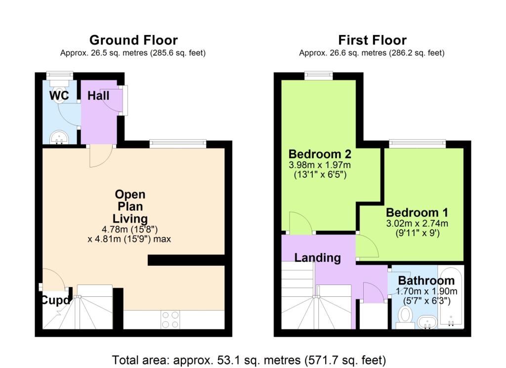 49 Roscoff Road, DAWLISH - FLOORPLAN