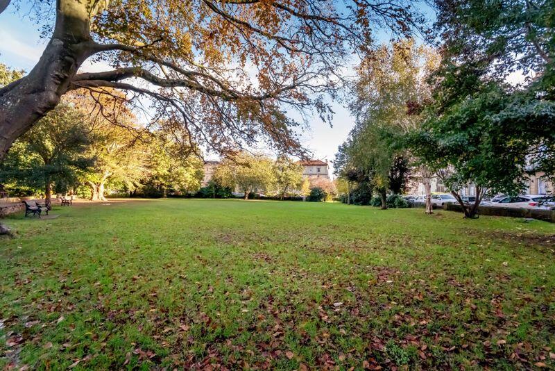 View of Victoria Square gardens