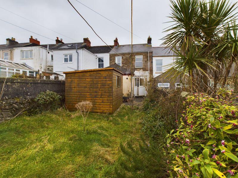 rear elevation and garden