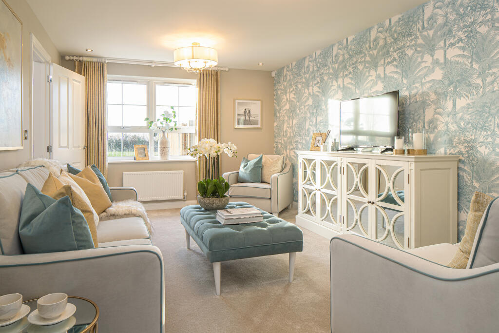 Bright and spacious lounge in a Radleigh