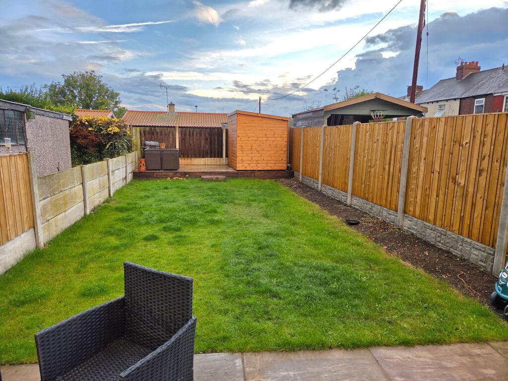 Rear garden