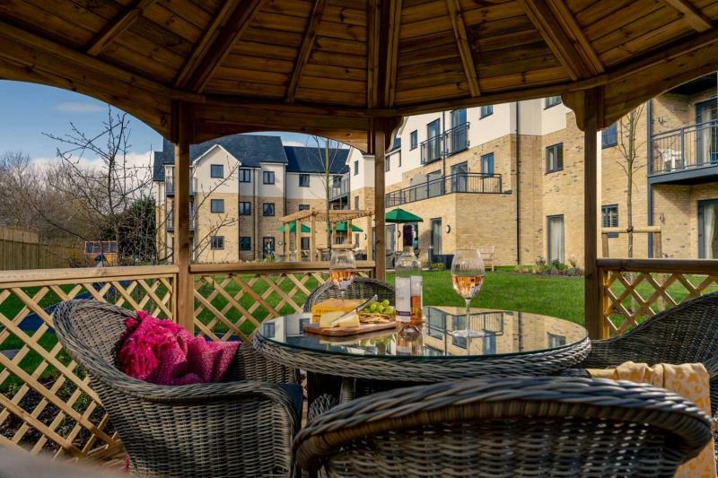 Landscaped gardens &amp; gazebo area  