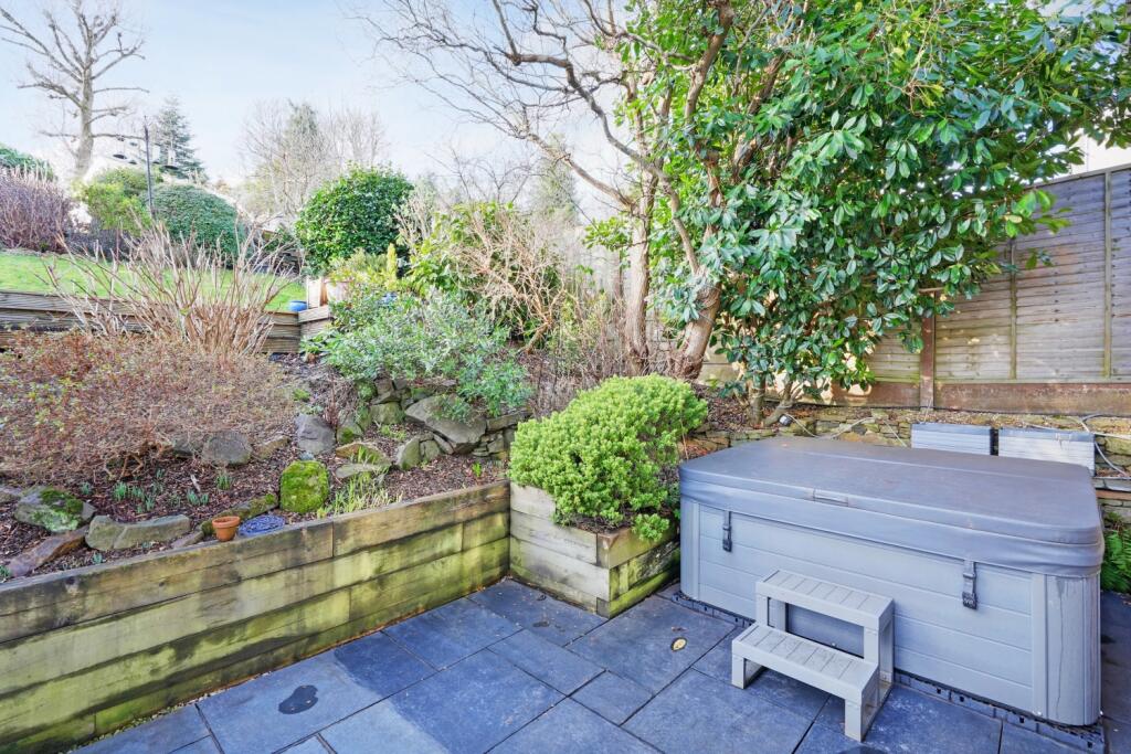 Hot tub and garden