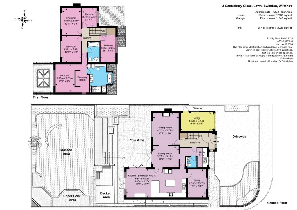 SP3594 3 Canterbury Close, Lawn, Wiltshire, SN3 1H