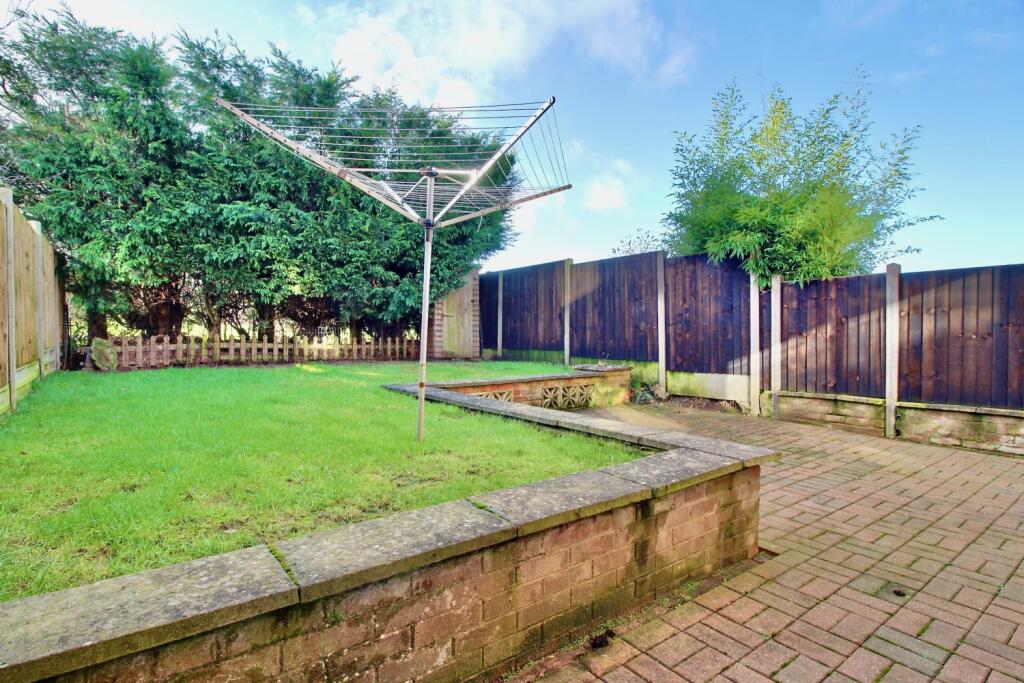 South Facing Rear Garden