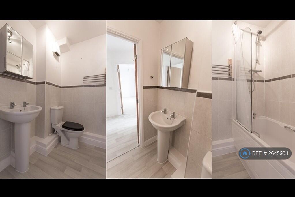 Bathroom With Shower Over Bath