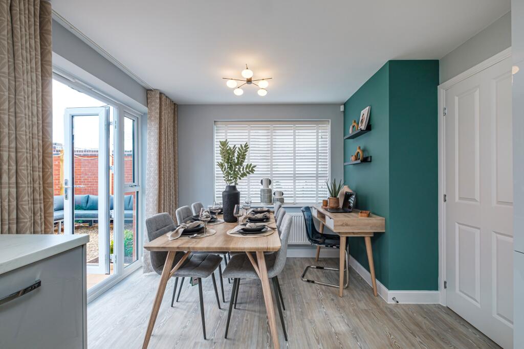 Interior view of the kitchen &amp; dining space in our 3 bed Ennerdale home