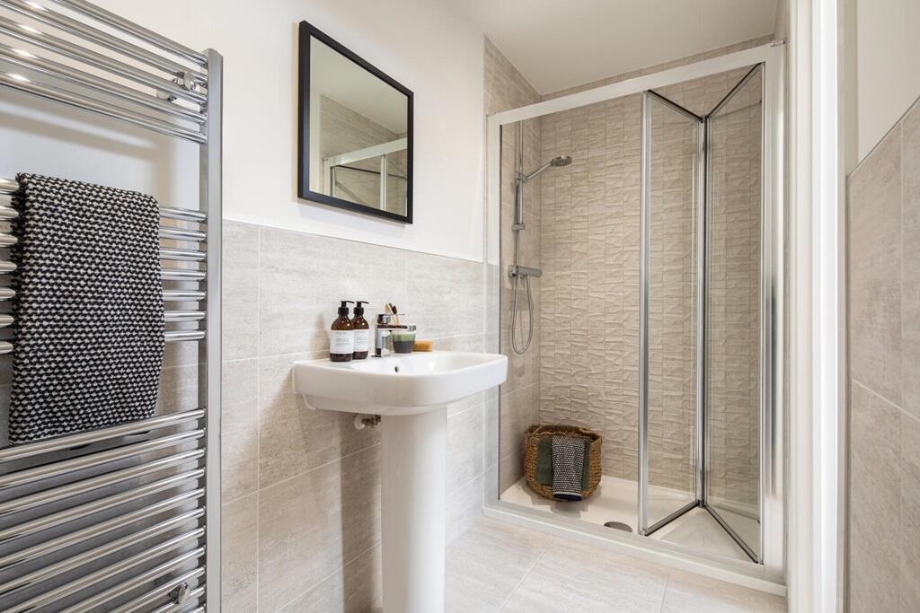 Create your own tranquil space in the en suite shower room