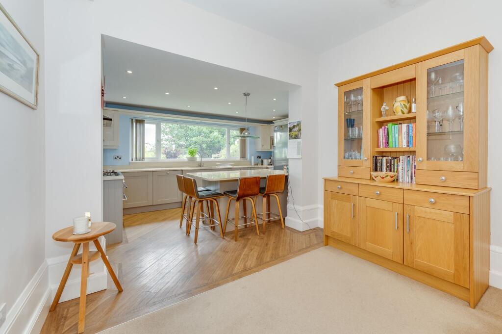 KITCHEN, DINER AND LIVING ROOM