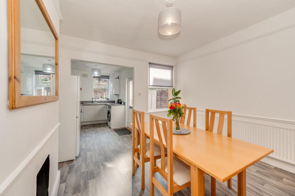 KITCHEN, DINER AND LIVING ROOM